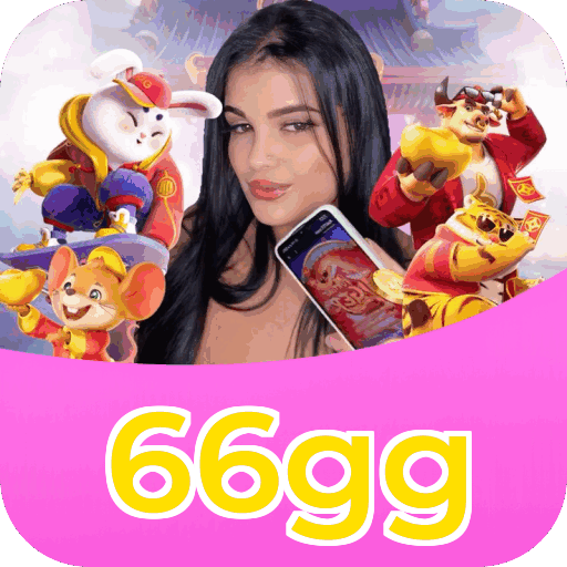 Interface do aplicativo 66gg mostrando jogos disponíveis no iOS e Android